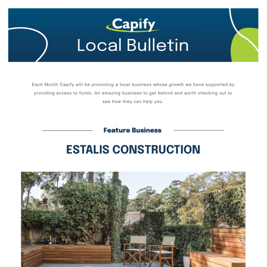 Local bulletin Australian business- Capify australia